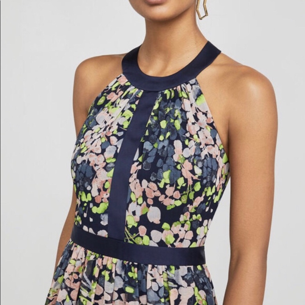 BCBG NWOT Tacarra Floral-Print Gown Maxi